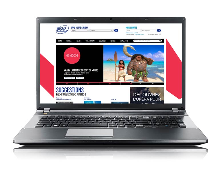 Création des visuels pour UGC