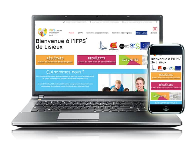 Site internet responsive IFPS Lisieux