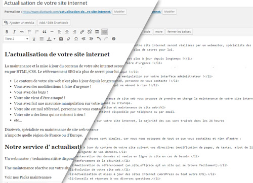 actualisation maintenance site internet lisieux